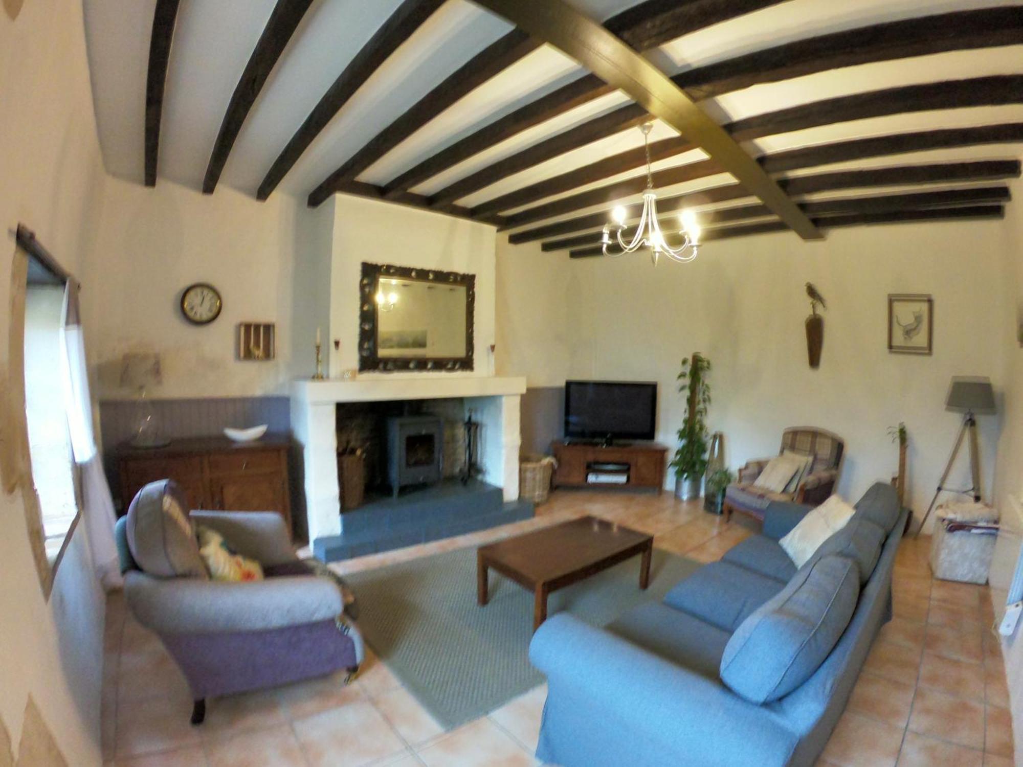 Mouliherne Traditional Longere Farmhouse At La Fortinerie מראה חיצוני תמונה
